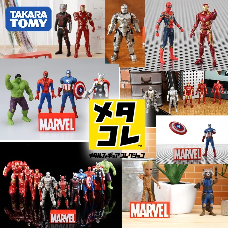 Japan Original Takara Tomy Tomica Marvel Figures Each Character Has Different - £20.08 GBP