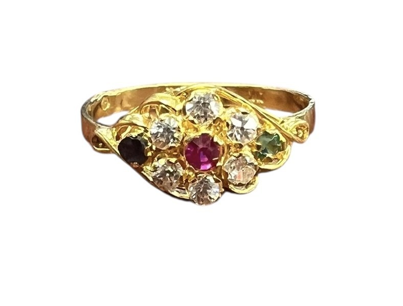 Women&#39;s Cluster ring 21kt Yellow Gold 470512 - $329.00