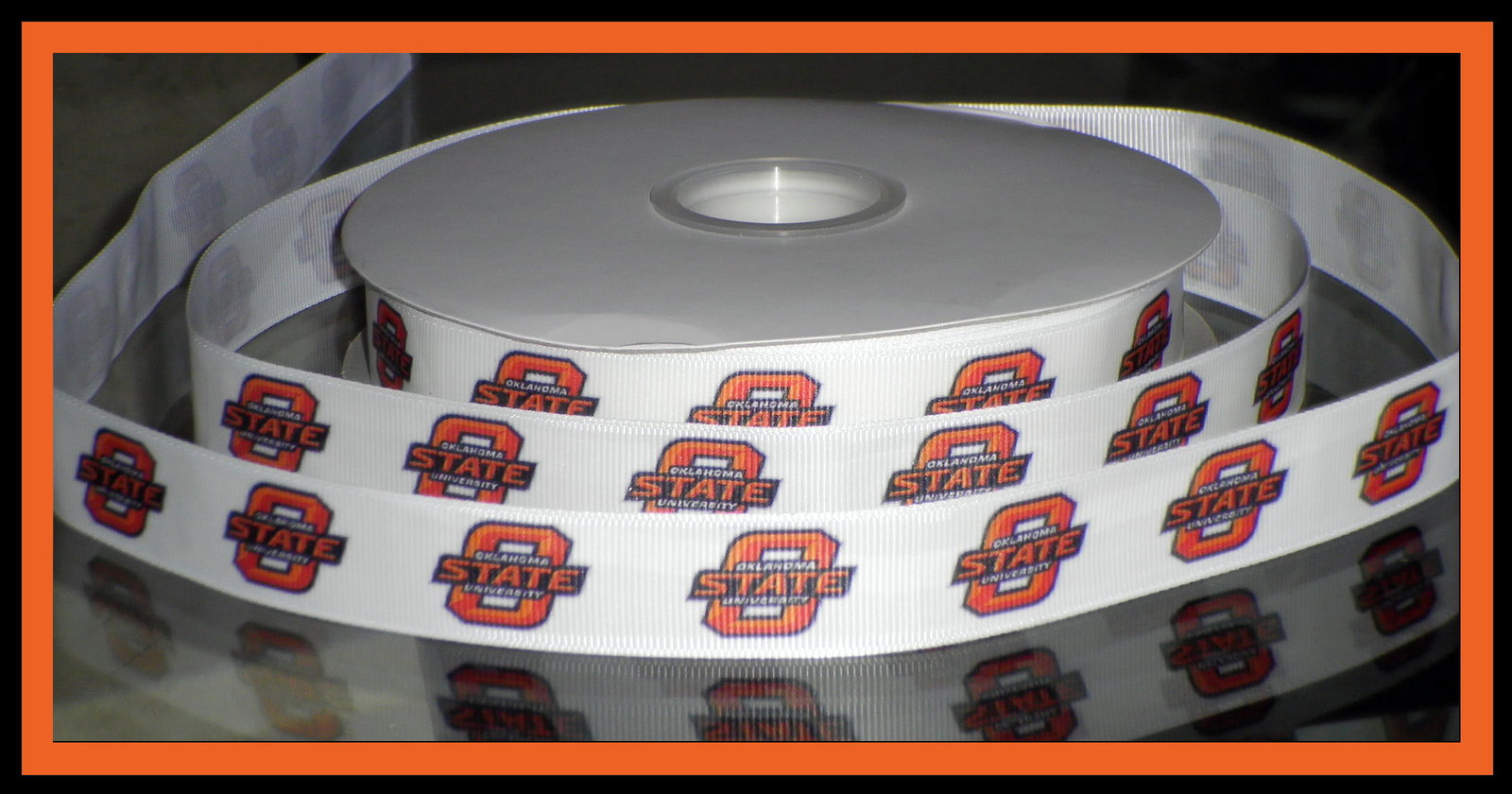 Oklahoma State University Inspired Grosgrain Ribbon