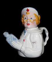 Vintage 1990 Dept 56 Florence Nightingale Ceramic Teapot No 22 Nurse  NIB - $38.00
