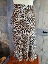 Revolve Majorelle Kara Skirt Leopard Print Lined Zip Size XXS $148 - £97.78 GBP