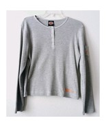 Harley Davidson Shirt Women&#39;s Large Gray Pullover Bedford Texas - $35.07 CAD