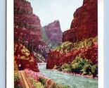 Railroad Train Grand River Canon Colorado CO Embossed DB Postcard Q4 - £3.85 GBP