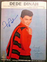 FRANKIE AVALON  (VINTAGE HAND SIGN AUTOGRAPH SHEET MUSIC) CLASSIC MUSIC ... - $197.99