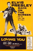 1957 Loving You Movie Poster 11X17 Elvis Presley Lizabeth Scott Deke Rivers  - £9.15 GBP