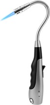 Black (No Butane Included) Butane Lighter Torch Long Lighter Jet Flame Windproof - £25.11 GBP
