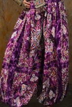 PURPLE RAINBOW  TRIBAL GYPSY BOHEMIAN DELUXE ATS GYPSY PANTALOONS  - $79.19