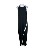 BCX Drsss Plus Size 2X Long Black High Slit Rhinestone Trim Evening Gown... - $935.17 MXN