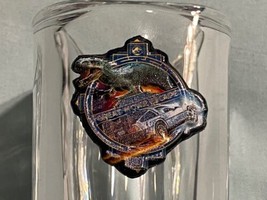 Universal Studios The Great Movie Escape Shot Glass Back to Future Jurassic New - £8.32 GBP