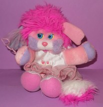 Vintage Popples Mattel 12&quot; 1987 Pink Costume Ballerina Ballet Plush Stuffed Toy - £39.54 GBP