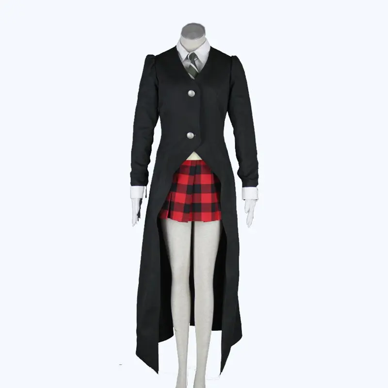 6 PCS Soul Eater Maka rn Cosplay Costume for  Girl Skirt Set Trench Uniform  Car - £119.75 GBP