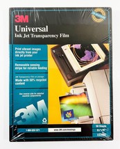3M CG3480 Universal Inkjet Printer Transparency Film 35 Sheets 8.5&quot; x 11&quot; SEALED - £19.43 GBP