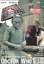 TV Zone Cult Television Magazine #63 Jon Pertwee Doctor Who Cover 1995 VERY FINE - £4.64 GBP
