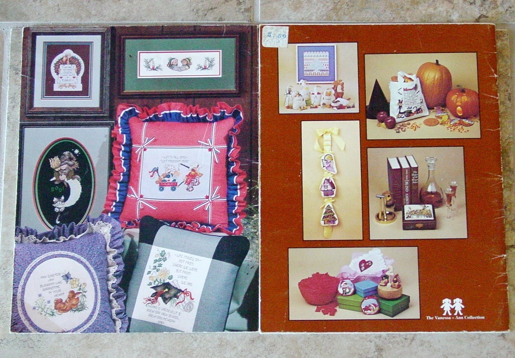 2 Booklets Counted Cross Stitch Holiday Patterns Easter-Christmas-Halloween+ - $12.00