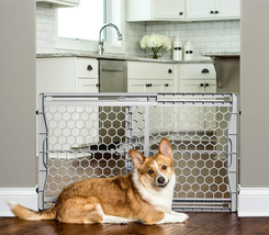 2323 DS Easy Fit Plastic Adjustable 28-42&quot; Wide Pet Gate, - $55.43