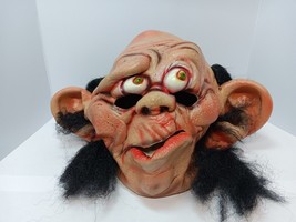 Vintage 2001 The Paper Magic Group Troll Ugly Monster Hairy Bum Halloween Mask - £19.42 GBP