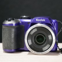 Kodak Pixpro AZ251 25X Zoom Bridge Digital Camera Purple *GOOD/TESTED* W Batts - £42.83 GBP