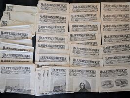 Lot of 51 Harper's Weekly Reprint Reissues 1860 1861 - $93.55