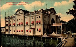 Celoron Theatre, Celoron Chautauqua Lake New York 1911 ANTIQUE  Postcard BK48 - £7.00 GBP
