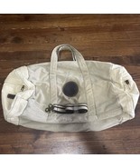 Life Is Good Khaki Canvas Duffel Bag  Double Handles With Shoulder Strap... - $30.62 CAD