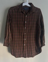 Ralph Lauren Button Up Classic Fit Shirt Womens Size Large Plaid - $29.99