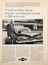 1959 CHEVY-CHEVROLET-TOP ECONOMY GAS-Biscayne Two Door - Vintage Print Ad - $10.30