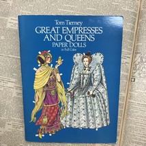Paper Dolls Uncut Great Empresses &amp; Queens Tom Tierney Dover 1982 - £10.41 GBP