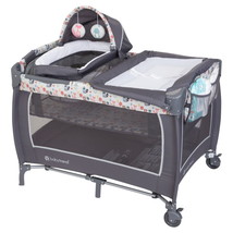 Lil Snooze Deluxe Ii Nursery Center Playard - Forest Party Grey - £102.72 GBP