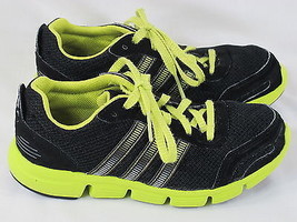 Adidas Breeze XJ Running Shoes Kids Size 3 US Near Mint Condition Black - $16.10