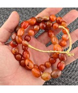 Cornalina africana mali cuentas de ágata antiguas hebra de cuentas agt-2 - $104.64