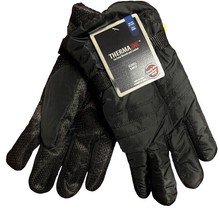 ThermaX Faux Fur Lined Winter Gloves for Extra Warmth &amp; Comfort - One Size Black - £10.31 GBP