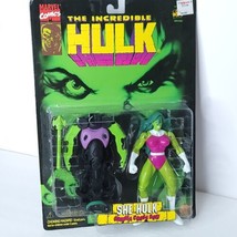 MARVEL Incredible Hulk She Hulk with Gamma Cross Bow Action Figure ToyBiz 1996 - £22.60 GBP