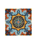 Gift Toy Orange Arab Ornamental Floor Tile 2X2 Construction Piece Minifi... - €4,29 EUR