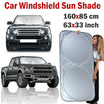 Car Windshield Sun Shade Visor Foldable Sunshade Truck Windshield Sun Cover Car - £15.74 GBP
