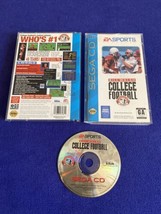 Bill Walsh College Football (Sega CD, 1993) Complete Tested - Case Damage - $14.24