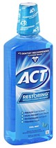 ACT Restoring Anticavity Fluoride Mouthwash Rinse 18oz Rebuild Tooth Ena... - $31.48