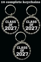 class of 2027 graduation keychains party favors lot of 10 great gits congrats - £7.32 GBP
