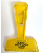 Vintage TEXACO Gas Station Advertising Window Scraper   Oil Gasoline Adv... - $14.65