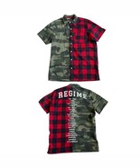 Civil Regime Men’s The Rebel Tour Split Button Up Shirt Sz L Buffalo Pla... - $27.71 CAD