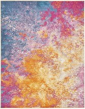 7 X 10 Sunset Abstract Power Loom Area Rug - €194,55 EUR