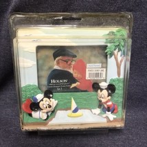 Holson Disney Lake Picture Frame For3”x5”  Mickey Mouse Minnie Mouse - £11.68 GBP