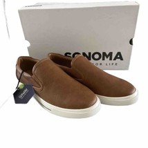 Sonoma Ortholite Eco Men’s Slip On Shoes Size 9 Wide Leather Topsides - £20.86 GBP