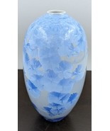 Sid Oakley Porcelain Vase in Crystalline Glaze, NC Pottery 8.5&quot;H - £133.68 GBP