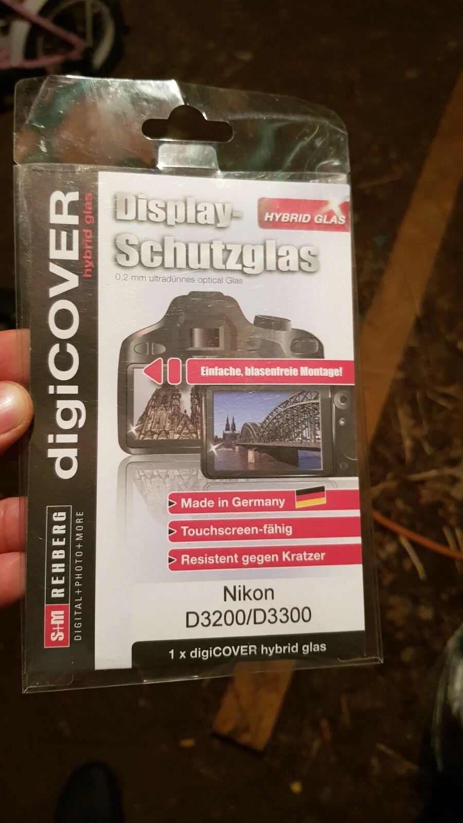 digiCOVER Hybrid Glass for Nikon D3200 / D3300 / D3400 S+M - Ulti Screen... - $418.15 MXN