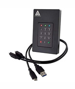 Apricorn AFL3-2TB 2TB AEGIS FORTRESS L3 USB 3.0 HW ENCRYPTED DRIVE - $653.63 CAD