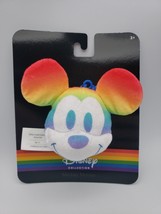 Mickey Mouse Disney Rainbow Collection Keychain Clip-On Pride Plush Toy ... - $11.57