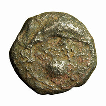 Ancient Greek Coin Dionysios I Syracuse AE15mm Arethusa / Dolphin Shell 03905 - £26.15 GBP