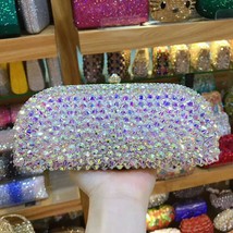XIYUAN Lady AB Crystal  Clutches Bags For Wedding Party Cocktail Clutch Purse Ch - £134.76 GBP
