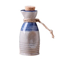 Ceramic Japanese Sake Pot Porcelain Sake Bottle Traditional Liquor Wine Jug #34( - £25.96 GBP