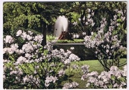 Germany Postcard Baden Baden Lichtentaler Allee Flowers Fountain - $2.10